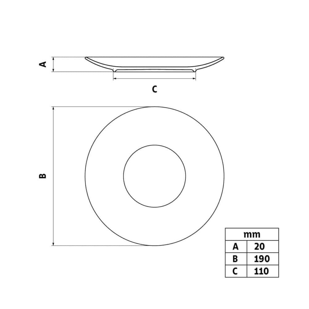 Dessert Plate 19 cm - Bruma - Image 6