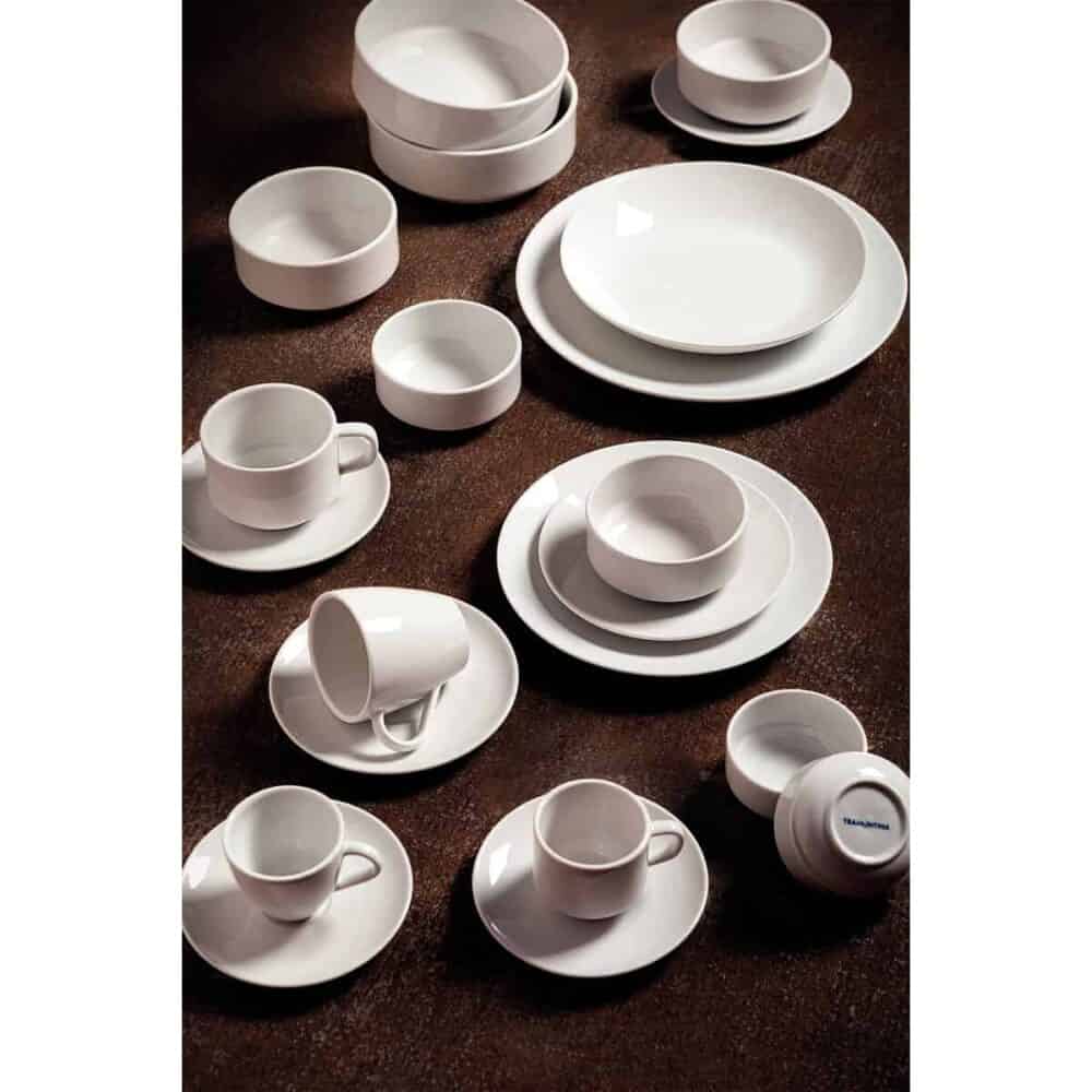 240ml Paola Porcelain Tea Cups - Set of 12 - Image 3