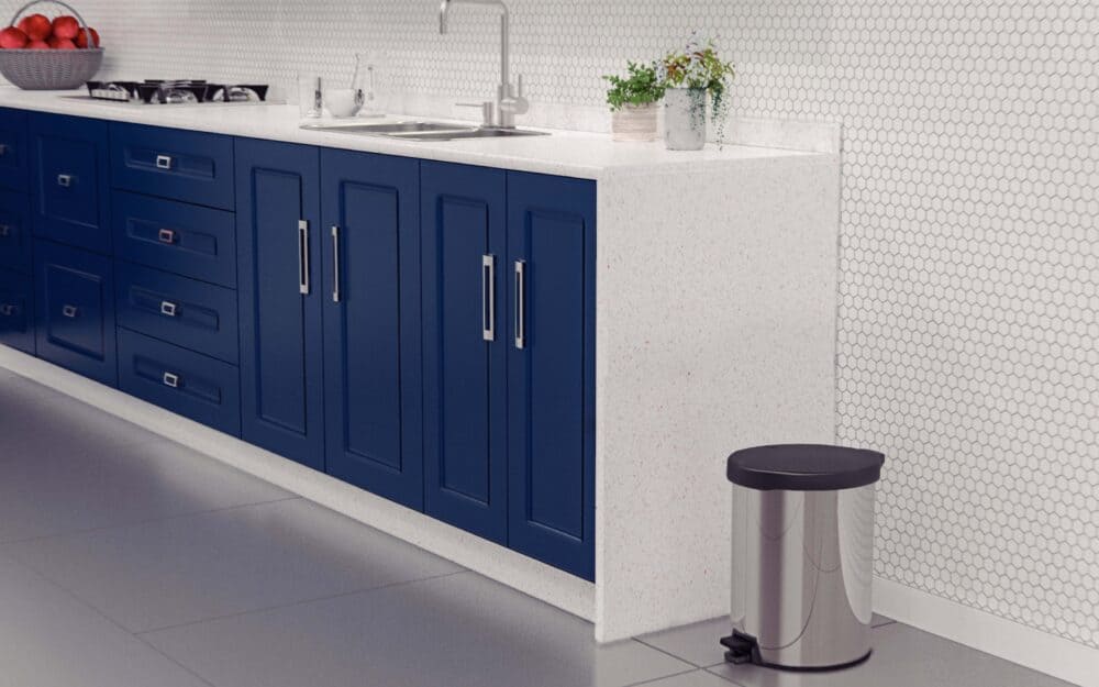 New 12L Stainless Steel Pedal Trash Bin with polished finish - Image 4