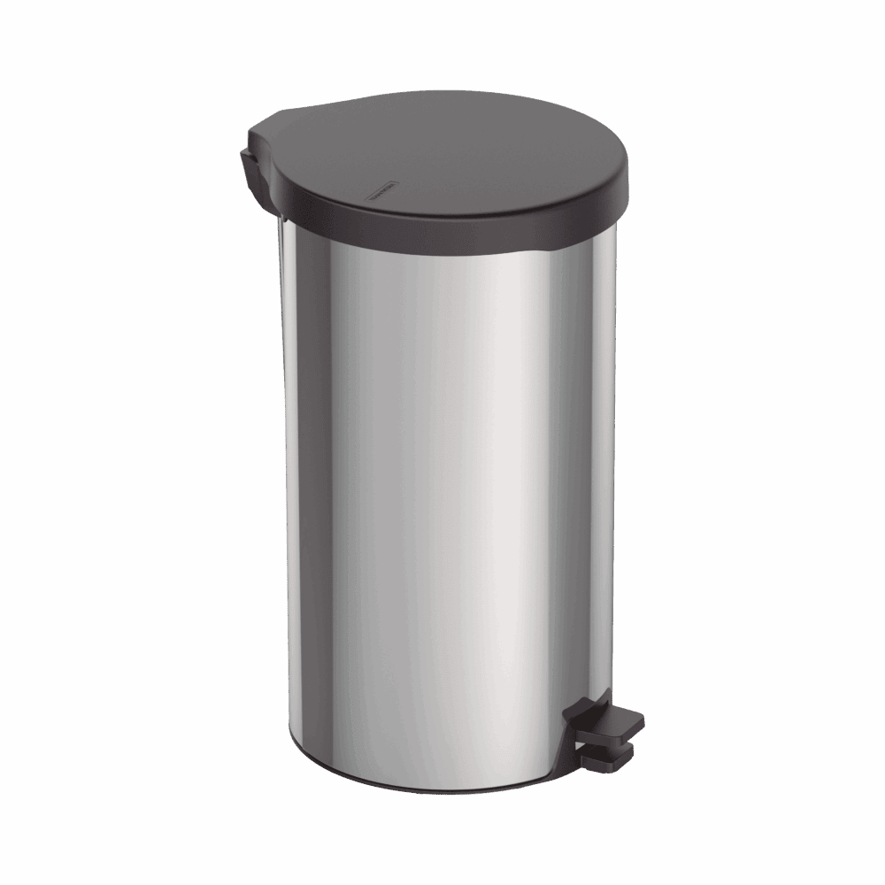 New 20L stainless Steel Pedal Trash Bin with polished finish