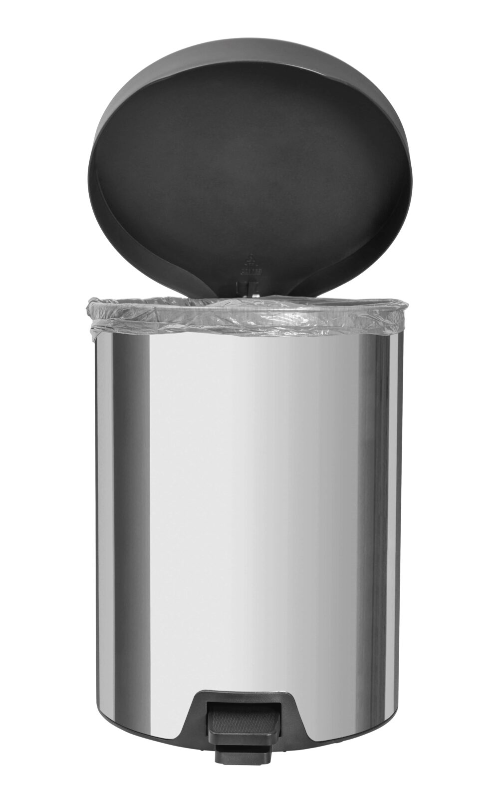 New 5L Stainless Steel Pedal Trash Bin with polished finish - Image 4