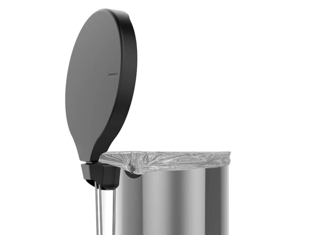 New 5L Stainless Steel Pedal Trash Bin with polished finish - Image 5