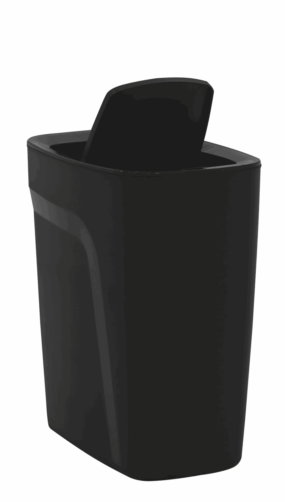 Trash Can With Swing Lid