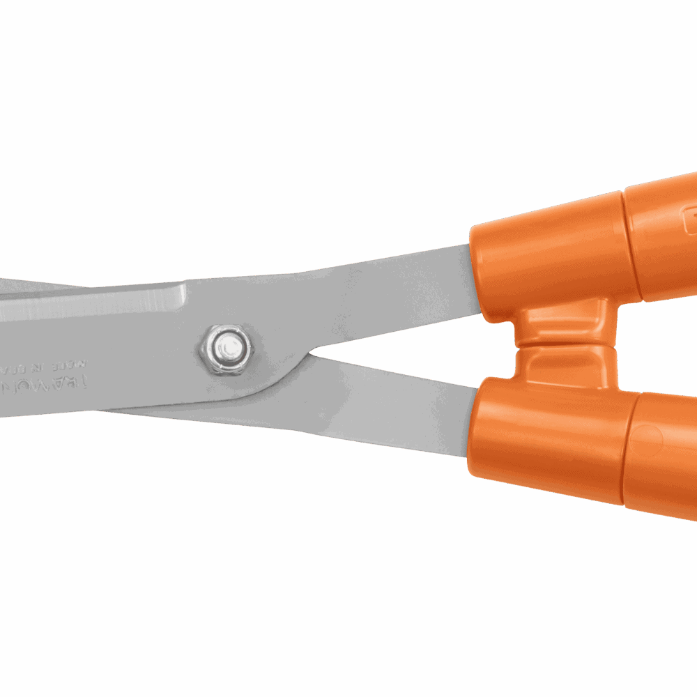 Grass and Hedge Shears with Metal Blades and Plastic Handles