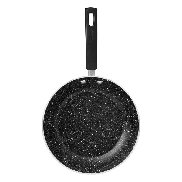 Sicília Black Aluminum Frying Pan with Interior and Exterior Starflon Excellent Nonstick Coating 28 cm 2 L - Image 5